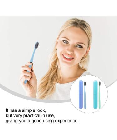 Gatuida 6 STK Soft Bristle Travel Toothbrush Set - Ultra Gentle Wheat Gum Care | Perfect Household Gift - International Shipping - Buy Online on GoSupps.com
