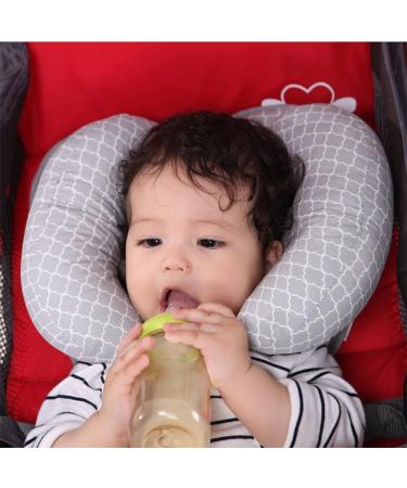 Infant Travel Cushion Pillow - Sky Blue Neck Support for Car Seat, Stroller & Toddler Comfort - Buy Online on GoSupps.com