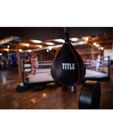 TITLE Boxing Gyro Balanced Speed Bag - Black M (6 x 9) - Buy Online on GoSupps.com