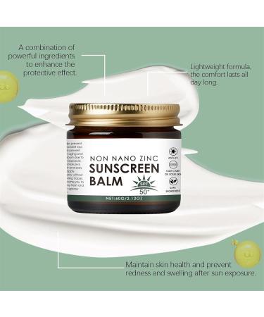Beef Tallow & Zinc Sun Balm - Waterproof Non-Greasy Formula for All Skin Types | International Shipping Available - Buy Online on GoSupps.com