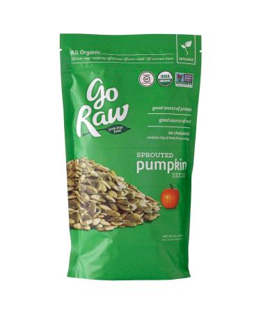 Go Raw Sprouted Pumpkin Seeds, LARGE VALUE bag of 1.125 pounds