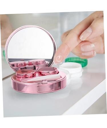 Shop Solustre Starry Heaven Glasses Case 3 Sets Travel Contact Lens Holder & Storage Container Pink PP Duplex Box - Buy Online on GoSupps.com