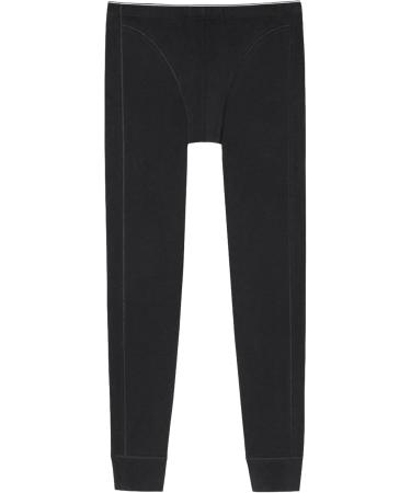 Schiesser Men's Long Johns - 95% Organic Cotton Thermal Underwear Black Size L - International Shipping Available - Buy Online on GoSupps.com