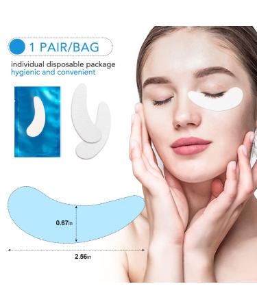 50 Pairs Willowleaves Blue Eye Pads for Eyelash Extensions - Lint-Free Gel Patches & Lifting Pads - Buy Online on GoSupps.com