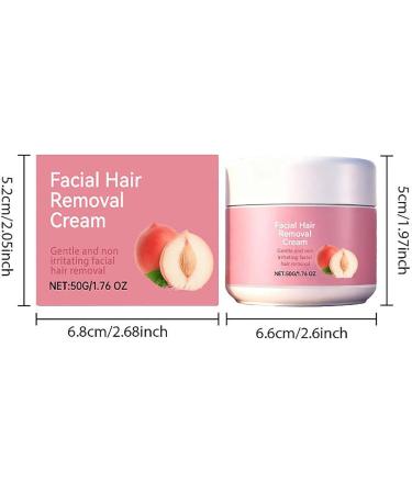 Herbionyx Facial Hair Removal Cream Moisturizing Nourishing NonSticking Fast Gentle and Fast Acting Hair Removal Cream for Face & Lip 2pcs - Buy Online on GoSupps.com