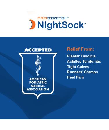 ProStretch NightSock for Plantar Fasciitis and Achilles Tendonitis with Toe Support - Alternative to Night Splint | OSFM - Buy Online on GoSupps.com
