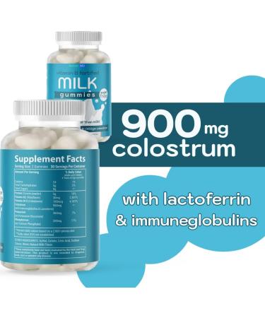 Colostrum supplement | 3-in-1 Bovine Colostrum Proteins Minerals for women and kids for strong bones & immunity| Grass Fed Milk Protein Immunoglobulins Vitamin B Complex | Sugar Free Gummies 60 ct - Buy Online on GoSupps.com