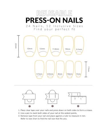 Mouyouglow Press On Nails - Short Ballerina Pink Ombre Gradient with White Silver Glitter & 3D Rhinestones | Fake Nails & Nail Glue | Stunning Artificial Fingernails - Buy Online on GoSupps.com