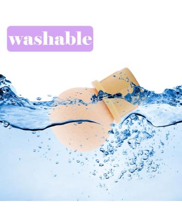 Buy Tengs Double-Headed Ombre Sponge Manicure Brushes - 2 Pack with 8 Replacement Heads for DIY Nail Art | Purple & White Gel Nail Tool for Salon & Home Use - Buy Online on GoSupps.com