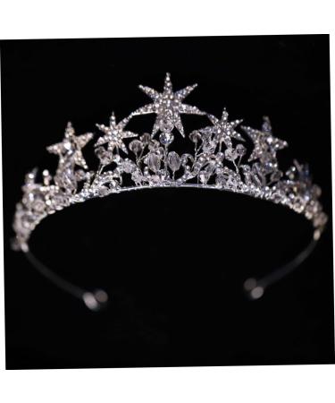 New Year Headband Bridal Crowns Tiaras Gold Star Headbands Wedding Star Headbands for Women Princess Tiara Women Rhineshtone Headband Diamond Rhinestone Tiara Bridesmaid Ryan Hair - Buy Online on GoSupps.com