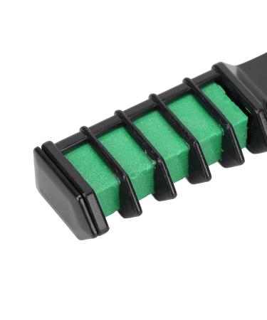 Temporary Hair Chamber Comb - Portable Disposable Hair Color Pencils for Cosplay | Dark Fluorescent Green - Buy Online on GoSupps.com