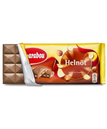 Marabou - Chocolate Bars Marabou Heln t Whole Nuts Original Swedish Milk Chocolate 200g Bar