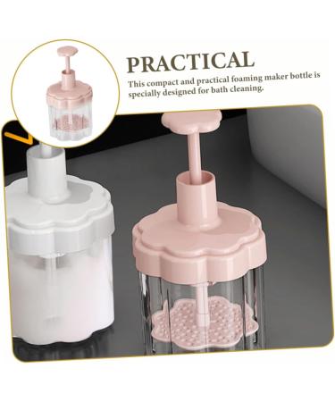 Healeved Tools Hair Shampoo Face Cleanser Face Wash Foams Maker Facial Cleaning Device Foaming Bottle Plastic Foams Bottle Bubble Maker Skincare Pp Soap Simple Travel Pink 17.00X7.00X7.00CM Pink - Buy Online on GoSupps.com