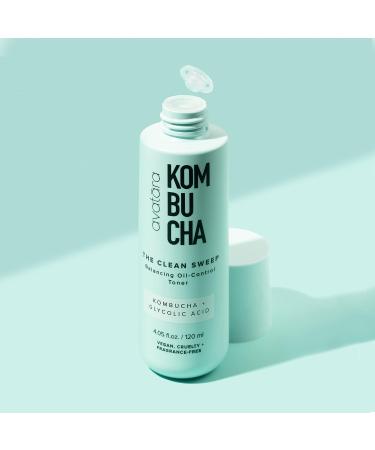 Avatara Kombucha Clean Sweep Face Toner - Exfoliates, Balances Skin, & Hydrates with Witch Hazel - 4.05 fl. Oz - Buy Online on GoSupps.com