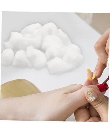 MERRYHAPY 3 Manicure Tools Nail Wipes Cotton Pad Cotton Balls Gel Nail Polish Remover Cotton Rounds Nail Gel Cleaning Cotton Algodones Para Desmaquillar Lint Nail Wipes White - Buy Online on GoSupps.com