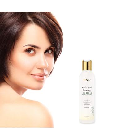 Deluvia Antioxidant Foaming Daily Facial Cleanser - Hydrating & Gentle Face Wash for Sensitive Dry Skin | Moisturizing Cleanser for Teens Kids Women & Men (8 fl oz - Buy Online on GoSupps.com