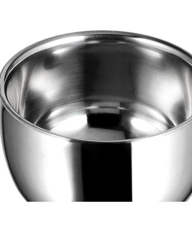 Stainless Steel Shaving Bowl & Mug - Premium Barbers Accessories for Men | Perfect Gift for Boyfriend - Buy Online on GoSupps.com