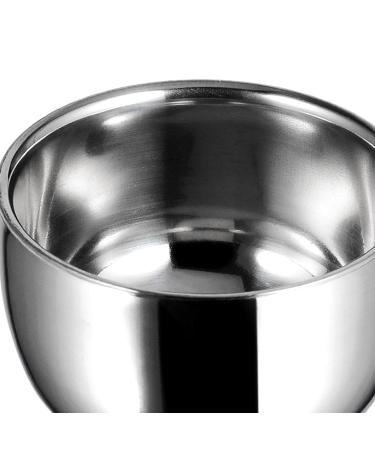Folpus Stainless Steel Shaving Bowl & Soap | Smooth Foaming Razor Cup for Men & Fathers - Perfect Birthday Gift - Buy Online on GoSupps.com
