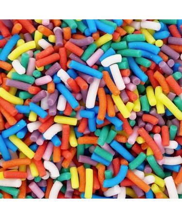 Bake Stable Jimmies suitable for UK and EU Funfetti Cake Sprinkles (120g)