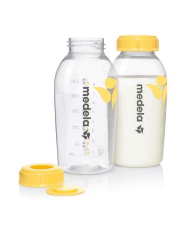 Medela Breastmilk Collection and Storage Bottles 8oz (250ml) - 2 Each 2 Count (Pack of 1)