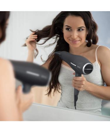 Wahl Ionic Smooth Hairdryer for Women - Fast Drying, Reduce Static, Black | Cool Shot Button, 3 Heat Settings, 2 Speed Settings - Buy Online on GoSupps.com