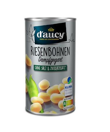 Buy d'aucy White Giant Beans - 100% Salt & Sugar Free Preservative-Free Climate Neutral - 285g Can for International Shipping - Buy Online on GoSupps.com