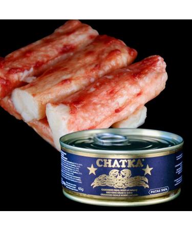 Chatka. Preserved in the traditional format with 100% red king crab legs packaged in a jar to preserve the texture and qualities of the product. (65 gram) - Buy Online on GoSupps.com