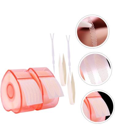 minkissy 4 Rolls Lace Double Eyelid Sticker Eyelid Strip Women Adhesive Double Eyelid Tape Double Double Eyelid Fiber Heart-shaped Lifting Belt - Buy Online on GoSupps.com