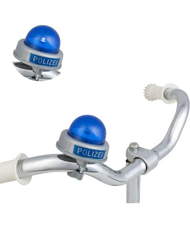 Smart Planet JO-20626-NEW Bicycle Bell for Children - Blue Plastic Police Design - Medium Size - International Shipping Available - Buy Online on GoSupps.com