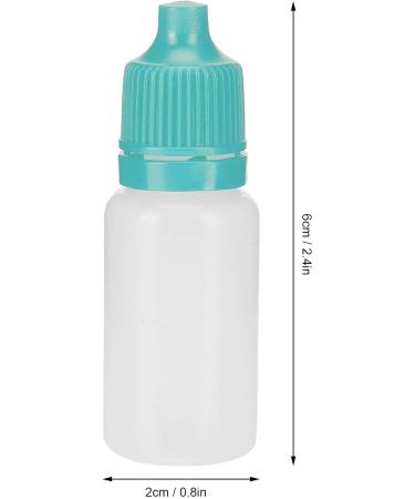 Eye Liquid Bottle 50Pcs 10ml Eye Drops Bottle Refillable Empty Eye Drops Container for Eye Drop Liquid Professional Home Durable (Green) - Buy Online on GoSupps.com