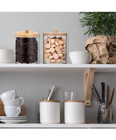 SRCasy 2-Piece Cotton Pad & Swab Holder - Stylish Makeup Container & Accessory Box for Cotton Pads & Earrings - International Shipping Available - Buy Online on GoSupps.com