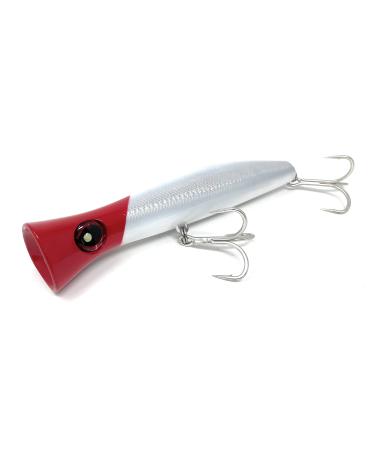 Capt Jay Fishing Saltwater Popper Lures topwater Floating Fishing Lures Surf Fishing Floating Lure, Poppers, Fishing Lures, Surf Fishing Lures Red head 200 Millimeters