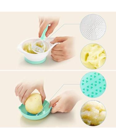 Matyz Versatile Baby Food Maker Set - Homemade Baby Food Mills with Hand Masher  Juicer  and Grater - BPA Free (Mint Green) - Buy Online on GoSupps.com