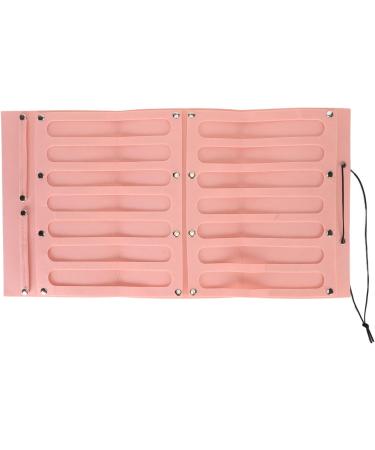 Hair Bow Holder Large Capacity Pink Frequently Used Deformation Prevention Easy Storage Easy to Fold Hair Clips Holder Felt Material for Door (2 Tier) - Buy Online on GoSupps.com