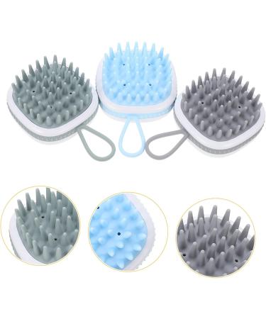 Buy Gleavi 12 PTH Rubber Shampoo Brush for Kids | Scalp Massage Hairbrush Made of Silicone - Best for Children's Hair Care - Buy Online on GoSupps.com