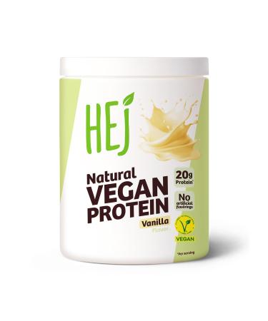 HEJ Poudre de prot ines v g taliennes - Poudre de prot ines de riz et de pois - Pour le d veloppement musculaire et le fitness - 19 g de prot ines par portion - Comme shake ou ingr dient - Vanille 300 Vanille 300g