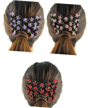 Ipetboom Bridal Hair Comb Bridal Hair Pin Prom Tiara Beaded Hair Clip Flower Hair Clip Comb Rhinestone Headpiece Hair Clips Prom Headpiece Hairpin Comb U- Combs Steel Wire Bride Headband - Buy Online on GoSupps.com