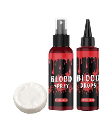Vampire Blood - Realistic Liquid Makeup Liquid Soap Cleanser Face Makeup for Vampire Zombie Costumes Men Women