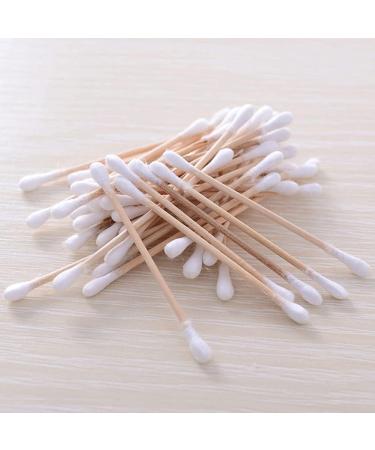 300pcs Double Tips Cotton Swabs - Perfect for Eye Shadow Makeup & Pet Ear Cleaning | Beauty Essentials - Buy Online on GoSupps.com