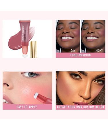 3 Colors Liquid Blush Makeup Wand | Long Lasting Dewy Finish | Weightless Blendable Formula | Soft Cushion Applicator | Cheeks Tint for Natural Glow - Buy Online on GoSupps.com
