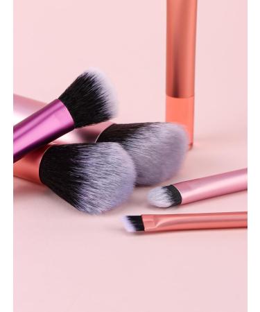 Travel Makeup Brushes Set - 10pcs Mini Cosmetic Brush Kit with Bag | Small Multi Color Face & Eye Brushes - Buy Online on GoSupps.com