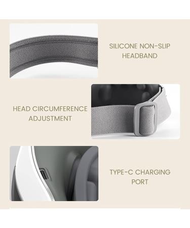 Eye Beauty Instrument - Electric Vibration Eye Mask | 4 Modes Music Hot Compress Removable Silicone Head for Home & Office - Buy Online on GoSupps.com