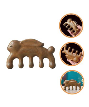 CLISPEED Green Sandalwood Massage Comb - Antistatic Wooden Hair Comb for Relaxation & Healthy Hair - Buy Online on GoSupps.com