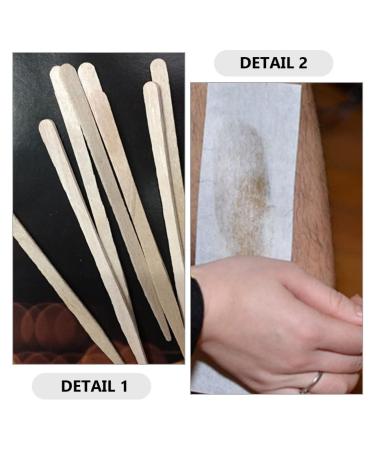 Minkissy Wax Strips for Hair Removal | Disposable Beeswax Body Waxing Set with Wet Wipes | Smooth Skin Solution - Buy Online on GoSupps.com