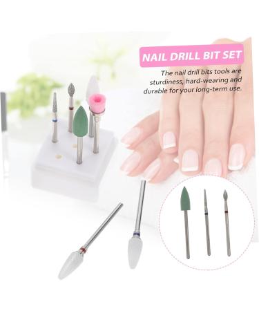 minkissy 3 Sets Nail Clipper Grinding Head Nail File Diamond Carbide Nail Drill Bit Nails Drill Bits Salon Nail Drill Nail Drill for Gel Nails Nail Tools Rubber Manicure Nail Clippers - Buy Online on GoSupps.com