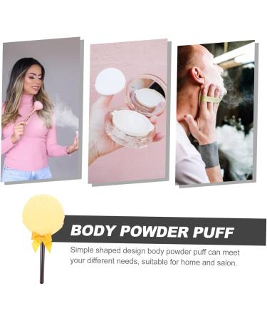 FRCOLOR Powder Puff Lollipop Shape Makeup Puff Face Body Sponge Face Cosmetic Puff Dry Makeup Tools Makeup Blenders Body Powder Brush Detergent Marshmallow Super Soft Long Hair Child - Buy Online on GoSupps.com