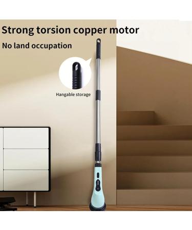 Electric Scrubber 5w Electric Brush Cleaner Rotating Cleaning Brush Cleaning Brush with Adjustable Extension Cordless Cleaning Brush for Bathroom Floor Sink Window Blue - Buy Online on GoSupps.com