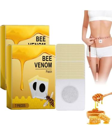 Beeengift slimming paving bee venom lymphatic drainage body curves body shape stickers beeergift lymphatic drainage slimming plaster for women and men 2 pieces 2 boxes