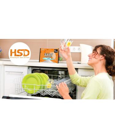 Dishwasher Salt 5kg - Powerful Softener for Laundry & Kitchen | Premium Food Grade British Salt - Buy Online on GoSupps.com