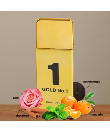 EBC PERFUME Gold No.1 Spray Cologne - Eau De Toilette for Men - 3.4 fl.oz - Buy Online on GoSupps.com